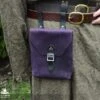 Corym A5 Leather Pouch - Purple -Larp Inn corym a5 leather pouch purple