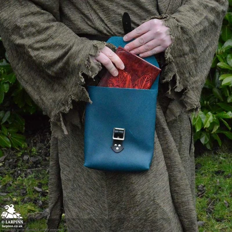 Corym A5 Leather Pouch - Teal 4 Corym A5 Leather Pouch - Teal - Image 2