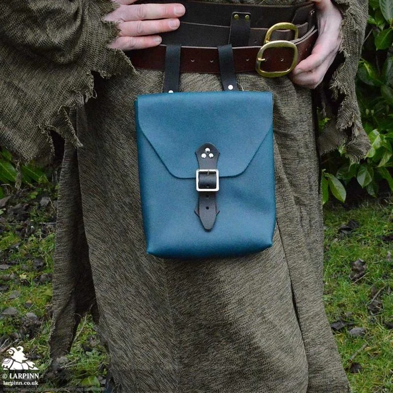 Corym A5 Leather Pouch - Teal 3 Corym A5 Leather Pouch - Teal