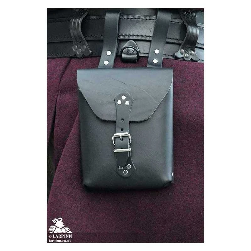 Corym A6 Leather Pouch - Black 4 Corym A6 Leather Pouch - Black - Image 2