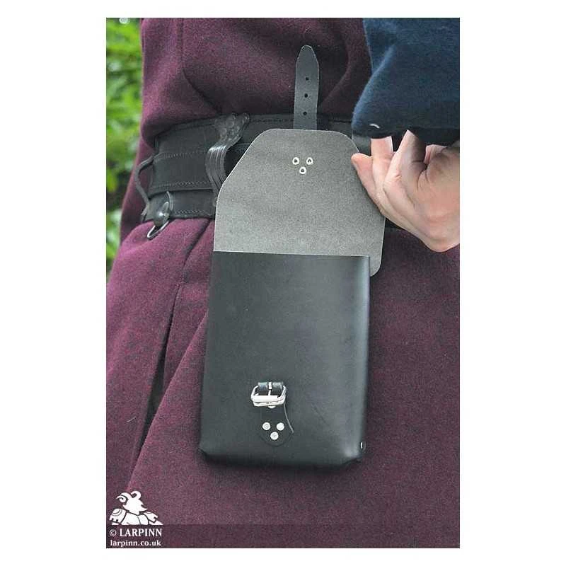 Corym A6 Leather Pouch - Black 5 Corym A6 Leather Pouch - Black - Image 3