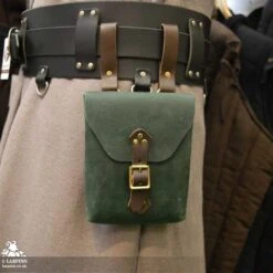 Corym A6 Leather Pouch - Green