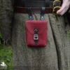 Corym A6 Leather Pouch - Red -Larp Inn corym a6 leather pouch red