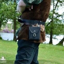 Corym Hootie A6 Leather Pouch - Black 8 Corym Hootie A6 Leather Pouch - Black -Larp Inn corym hootie a6 leather pouch black 2