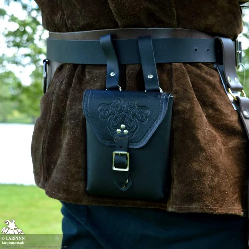 Corym Locko A6 Leather Pouch - Black 4 Corym Locko A6 Leather Pouch - Black - Image 2