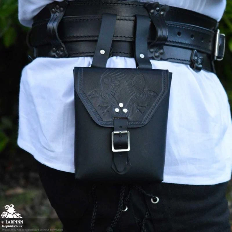 Corym Odin A6 Leather Pouch - Black 4 Corym Odin A6 Leather Pouch - Black - Image 2