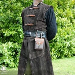 Corym Odin A6 Leather Pouch - Brown -Larp Inn corym odin a6 leather pouch brown 2