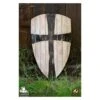 Crusader Shield - White/Black - 36IN X 24IN - LARP 1 Crusader Shield - White/Black - 36IN X 24IN - LARP -Larp Inn crusader shield whiteblack 36in x 24in larp