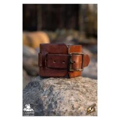 Cuff Bracelet - Brown -Larp Inn cuff bracelet brown 2