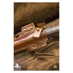 Cutthroat Knife Holder - Brown -Larp Inn cutthroat knife holder brown 2
