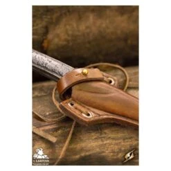 Cutthroat Knife Holder - Brown -Larp Inn cutthroat knife holder brown 3