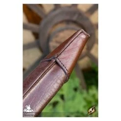 Dagger Scabbard - Straight Full - Brown -Larp Inn dagger scabbard straight full brown 4