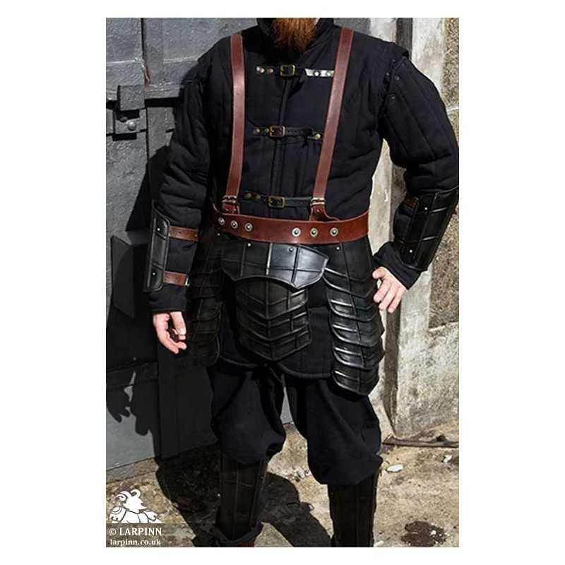 Dark Drake Upper Leg Armour - Epic Dark Metal 3 Dark Drake Upper Leg Armour - Epic Dark Metal