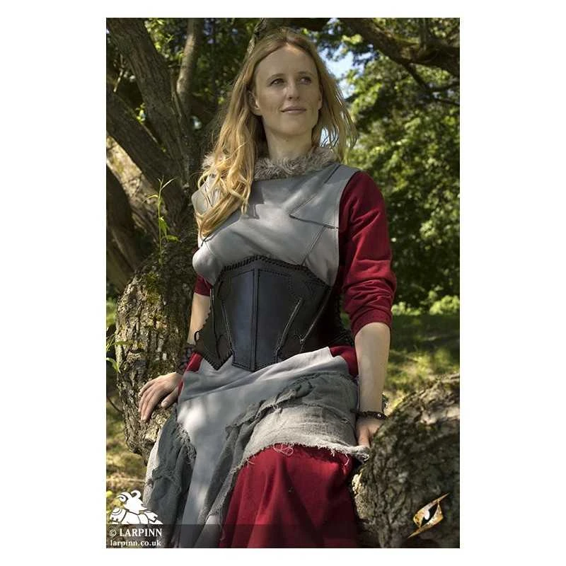 Dark Elf Corset - Black/Brown 4 Dark Elf Corset - Black/Brown - Image 2