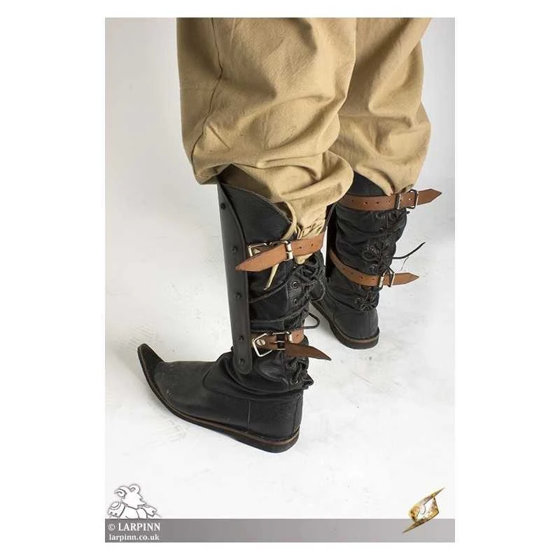 Dark Warrior Leg Protection Greaves - Epic Dark Metal 5 Dark Warrior Leg Protection Greaves - Epic Dark Metal - Image 3