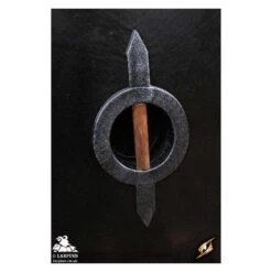 Drang Shield - Red/Wood - 32IN - LARP -Larp Inn drang shield redwood 32in larp 3