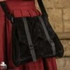 Duke Leather Shoulder Bag - Black -Larp Inn duke leather shoulder bag black