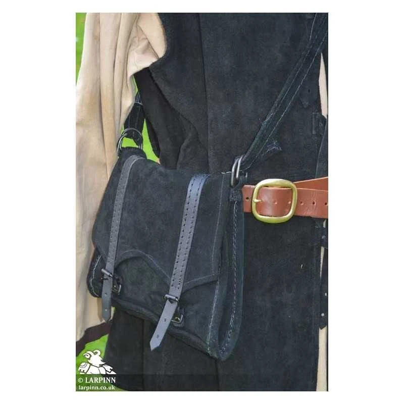 Duke Leather Shoulder Bag - Black 6 Duke Leather Shoulder Bag - Black - Image 4