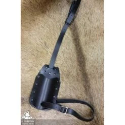 Earl Dagger Leg Scabbard - Black - With Handle Popper 19 Earl Dagger Leg Scabbard - Black - With Handle Popper -Larp Inn earl dagger leg scabbard black with handle popper 12