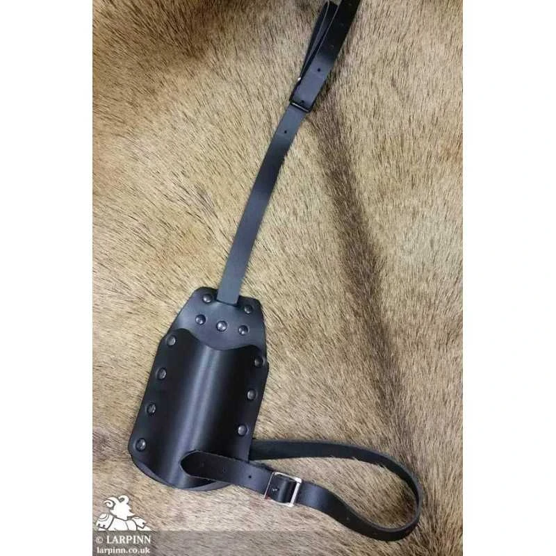 Earl Dagger Leg Scabbard - Black - With Handle Popper 11 Earl Dagger Leg Scabbard - Black - With Handle Popper - Image 9