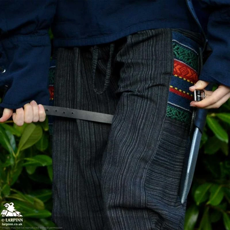 Earl Dagger Leg Scabbard - Black - With Handle Popper 6 Earl Dagger Leg Scabbard - Black - With Handle Popper - Image 4