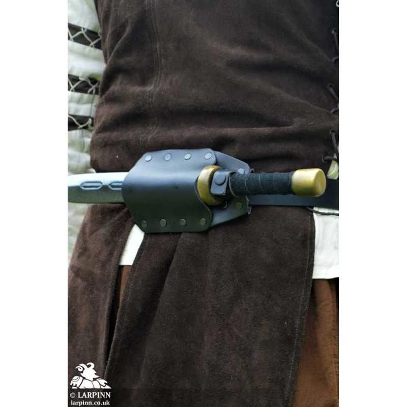 Earl Horizontal Dagger Scabbard - Black 5 Earl Horizontal Dagger Scabbard - Black - Image 3