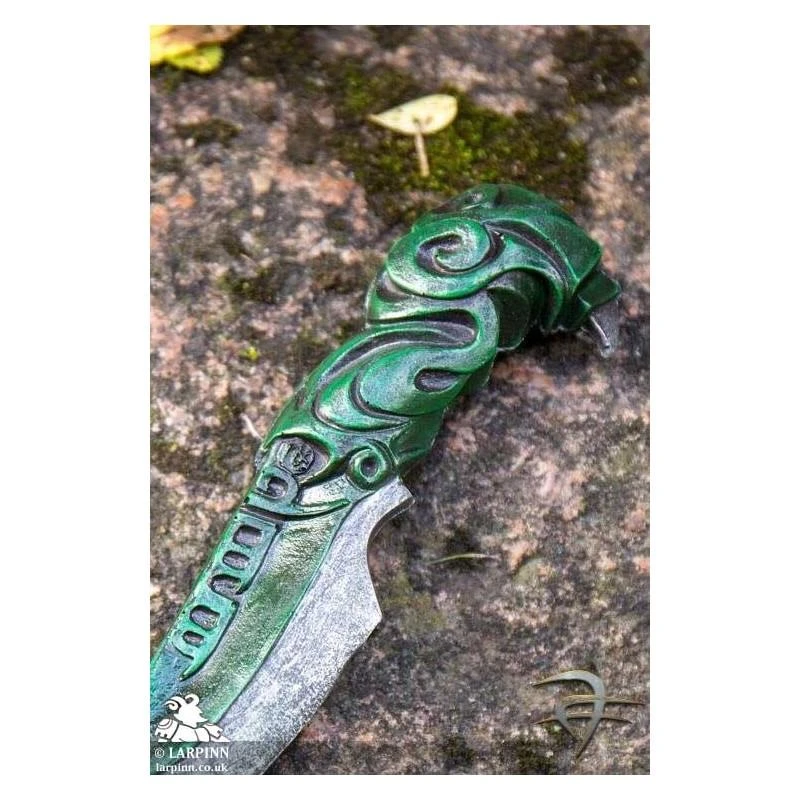 Eldarian Knife - Green - Coreless LARP Throwing Weapon 3 Eldarian Knife - Green - Coreless LARP Throwing Weapon