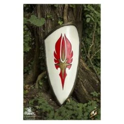 Elf Shield - Red - 47IN X 22IN - LARP