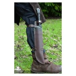 Elred Dagger Leg Scabbard - Brown