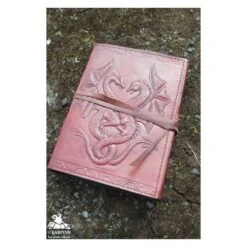 Embossed Leather Journal - Dragon