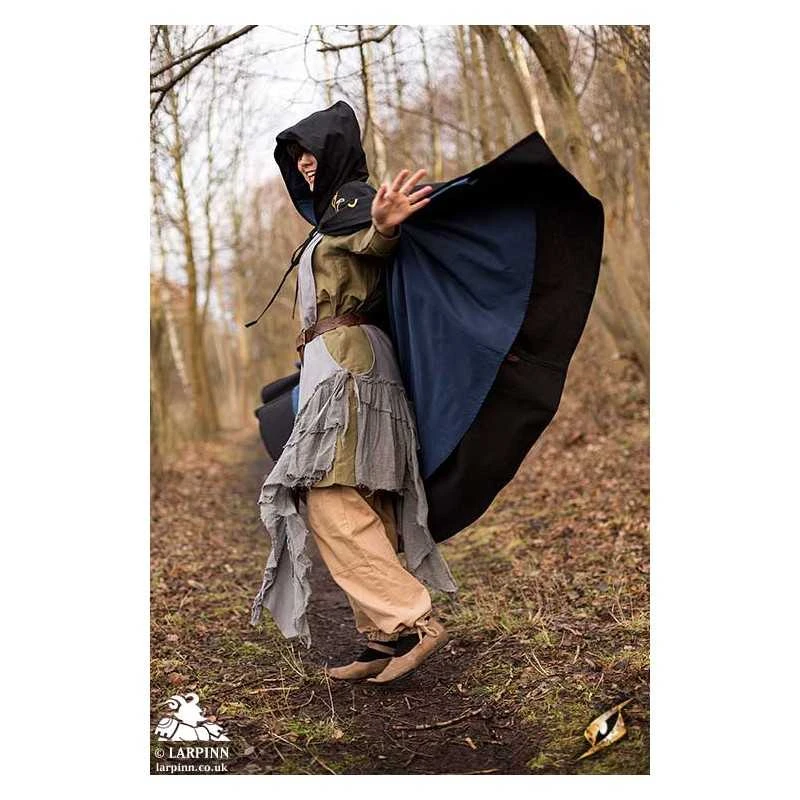 Embroidered Cape/Cloak - Black 6 Embroidered Cape/Cloak - Black - Image 4