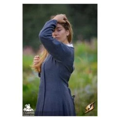 Estrid Dress - Night Grey 11 Estrid Dress - Night Grey -Larp Inn estrid dress night grey 3