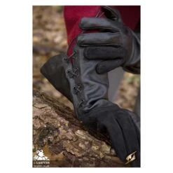 Falcon Leather Gloves -Larp Inn falcon leather gloves 5
