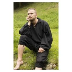 Fencing Shirt - Black 8 Fencing Shirt - Black -Larp Inn fencing shirt black 2