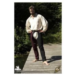 Fencing Shirt - White -Larp Inn fencing shirt white 2