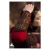 Fighter Leather Bracers - S - Brown -Larp Inn fighter leather bracers s brown