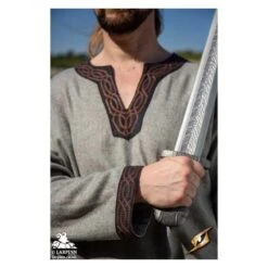 Fimbul Tunic - Misty Grey -Larp Inn fimbul tunic misty grey 3