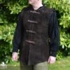 Garen Leather Vest - Short - Brown 1 Garen Leather Vest - Short - Brown -Larp Inn garen leather vest short brown