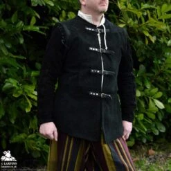 Garen Vest Sleeves - Long - Black -Larp Inn garen vest sleeves long black 3