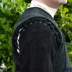 Garen Vest Sleeves - Long - Black -Larp Inn garen vest sleeves long black 4