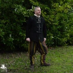 Garen Vest Sleeves - Long - Black -Larp Inn garen vest sleeves long black 5