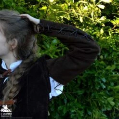 Garen Vest Sleeves - Long - Brown -Larp Inn garen vest sleeves long brown 3