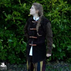 Garen Vest Sleeves - Long - Brown -Larp Inn garen vest sleeves long brown 4