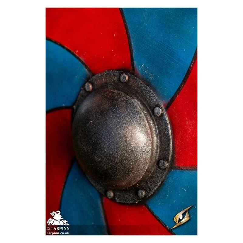 Gastir Shield - Blue & Red - 30IN - LARP 4 Gastir Shield - Blue & Red - 30IN - LARP - Image 2