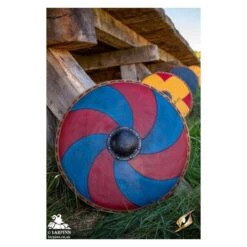 Gastir Shield - Blue & Red - 30IN - LARP