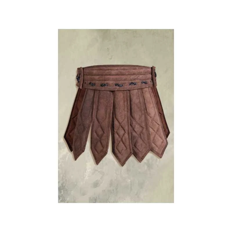 Gladiator Skirt - Brown 5 Gladiator Skirt - Brown - Image 3