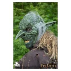 Goblin Overlord Mask - Grey Hair