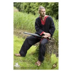 Guy Tunic - Black 10 Guy Tunic - Black -Larp Inn guy tunic black 2