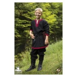 Guy Tunic - Black 13 Guy Tunic - Black -Larp Inn guy tunic black 5