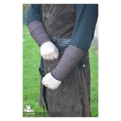 Hamond Cotton Arm Wraps - Brown
